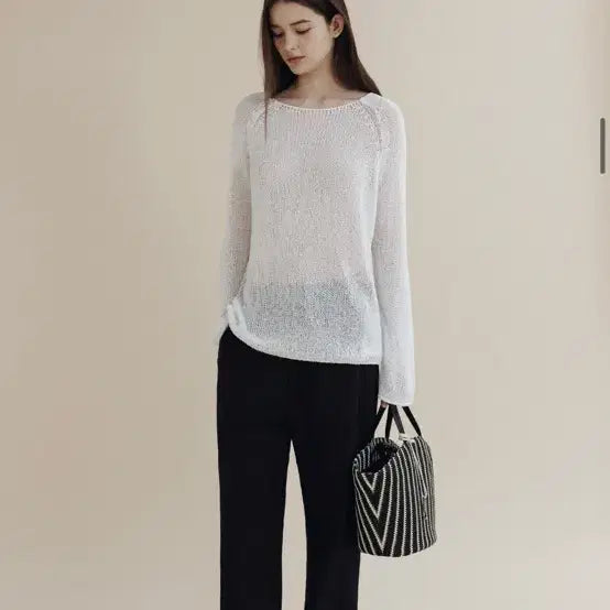 [BUNJANG] Mango Many Please Knit / 망고매니플리즈네프린넨니트