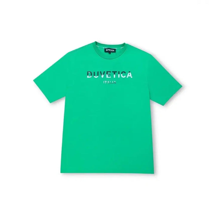 [BUNJANG] DUVETICA Green Short Sleeve T-Shirt / 듀베티카 그린 반팔 티셔츠