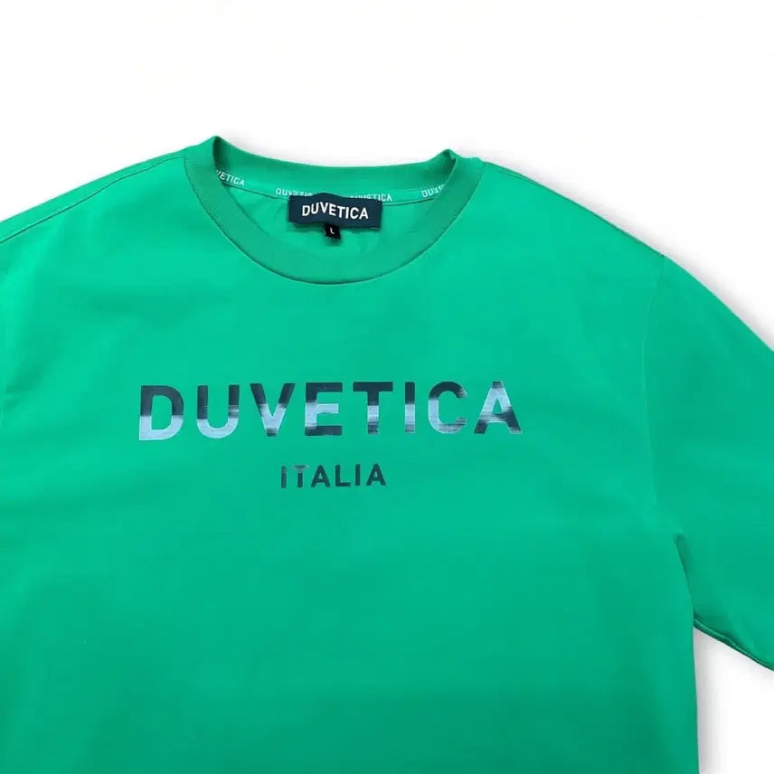 [BUNJANG] DUVETICA Green Short Sleeve T-Shirt / 듀베티카 그린 반팔 티셔츠