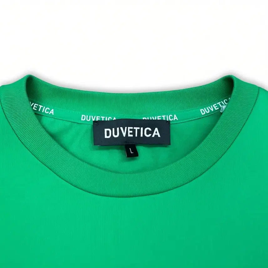 [BUNJANG] DUVETICA Green Short Sleeve T-Shirt / 듀베티카 그린 반팔 티셔츠