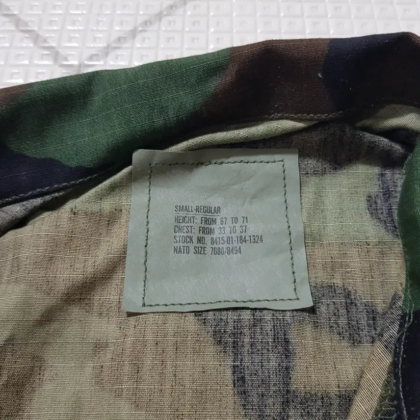 [BUNJANG] Woodland BDU Jacket Ripstop Deadstock Size S / 우드랜드bdu자켓 S