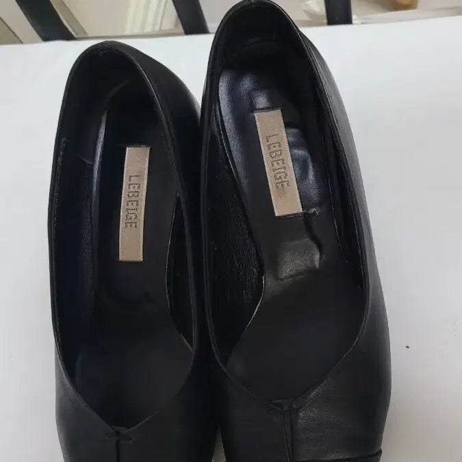 [BUNJANG] Le Beige Black Leather Pointed Pumps (225mm) / 르베이지 고급 펌프스 (225mm)