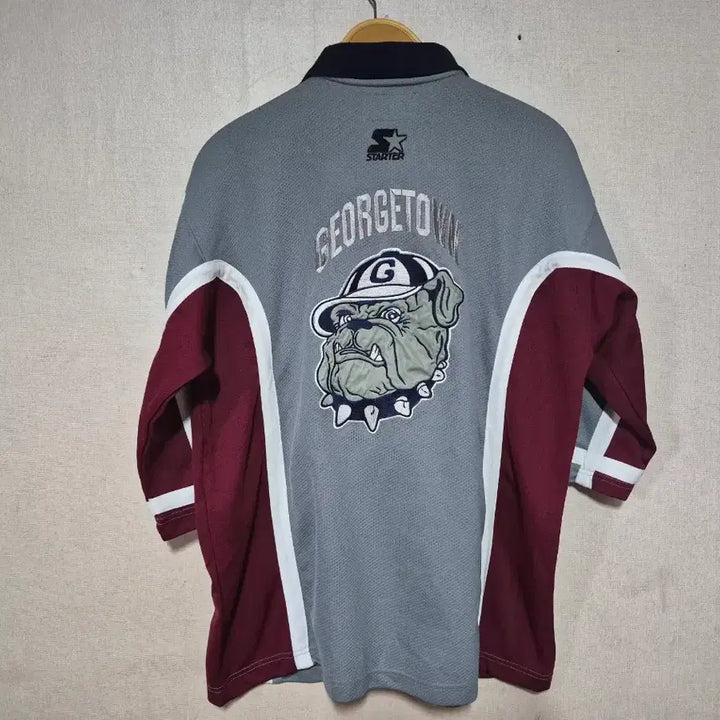 [BUNJANG] Starter Georgetown Bulldogs Half Sleeve Shirt L / 스타터 조지타운 불독 하프 슬리브 셔츠 L