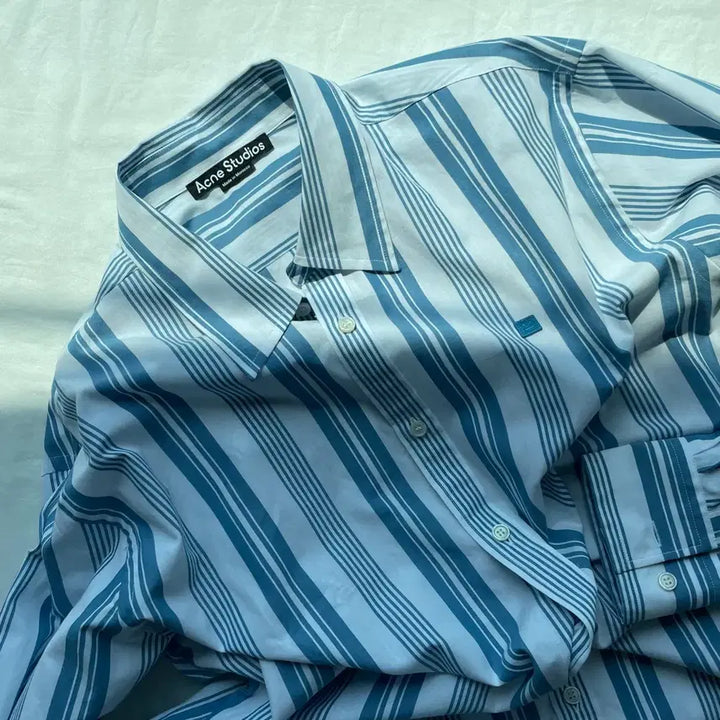 [BUNJANG] Acne Studios Striped Shirt Blue M / [M] 아크네 스튜디오 스트라이프 셔츠 블루