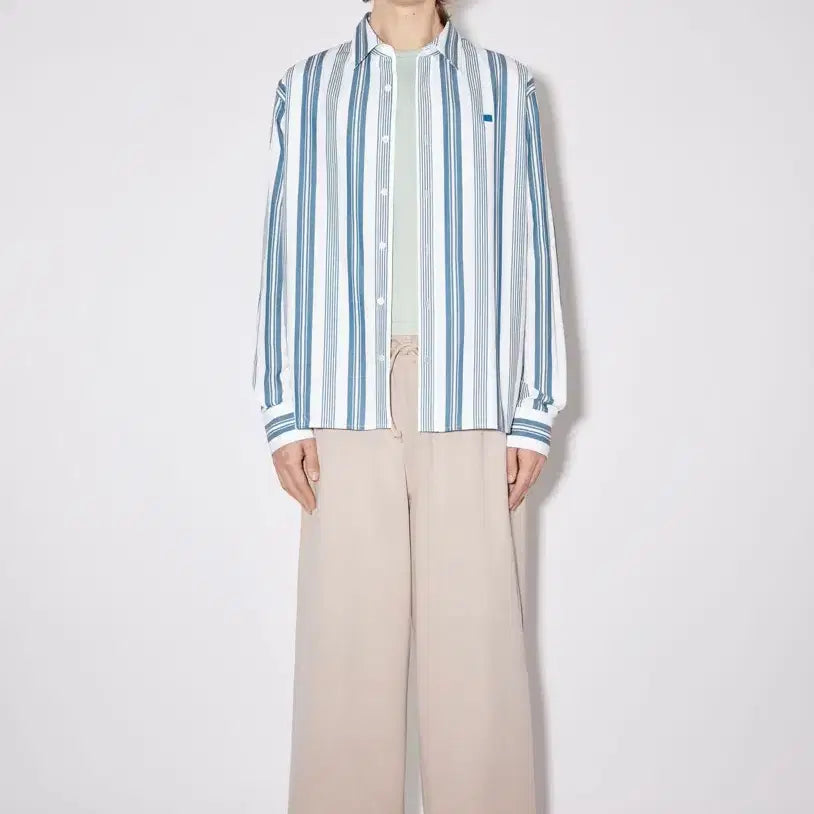 [BUNJANG] Acne Studios Striped Shirt Blue M / [M] 아크네 스튜디오 스트라이프 셔츠 블루