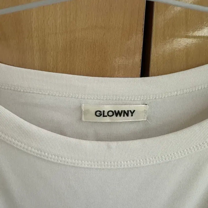 [BUNJANG] Glowny White Long Sleeve T-Shirt / GLOWNY 글로니 화이트 긴팔 티셔츠