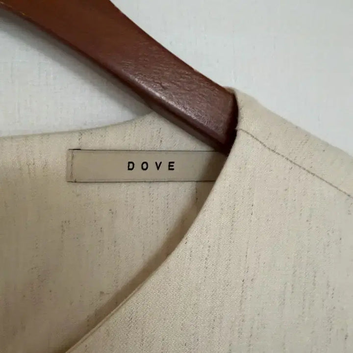 [BUNJANG] DOVE Oatmeal Pleated Hem Midi Dress / DOVE 밑단주름포인트 오트밀색상원피스<새옷