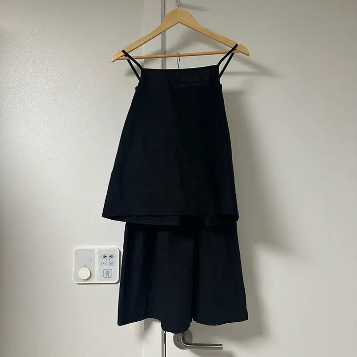 [BUNJANG] Sleeveless Long Skirt Set / 끈나시 롱스커트 셋업 세트 블랙 55