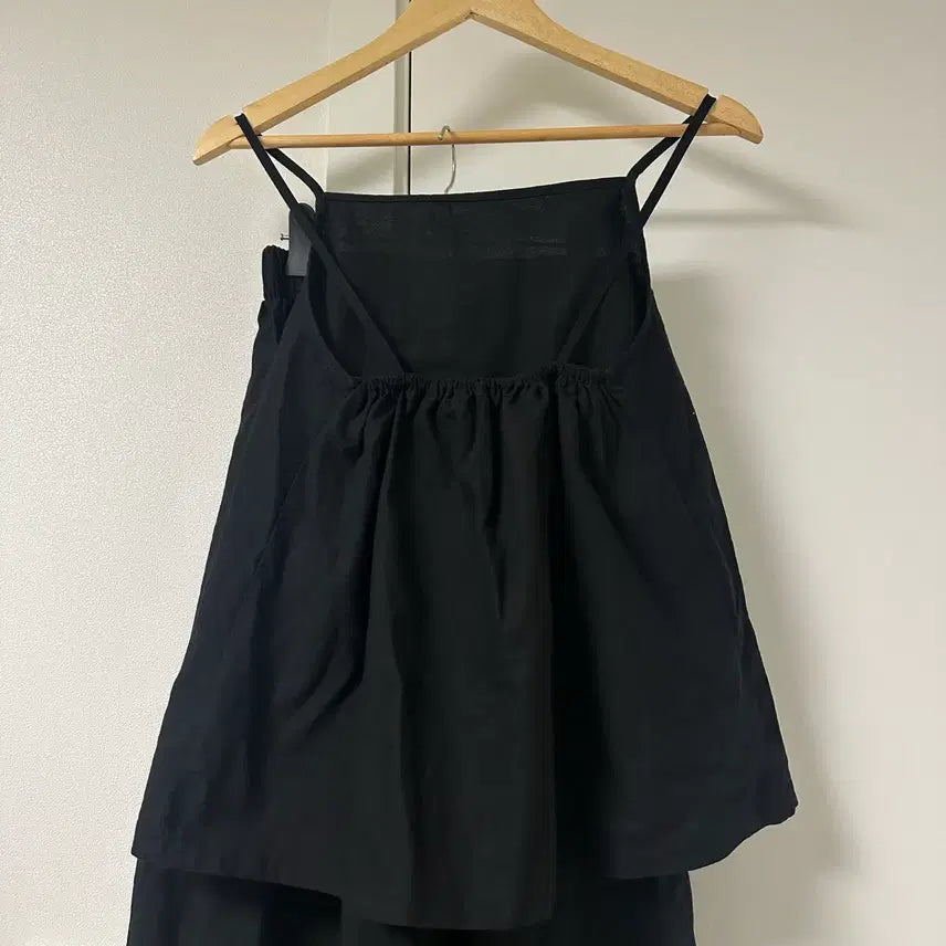 [BUNJANG] Sleeveless Long Skirt Set / 끈나시 롱스커트 셋업 세트 블랙 55