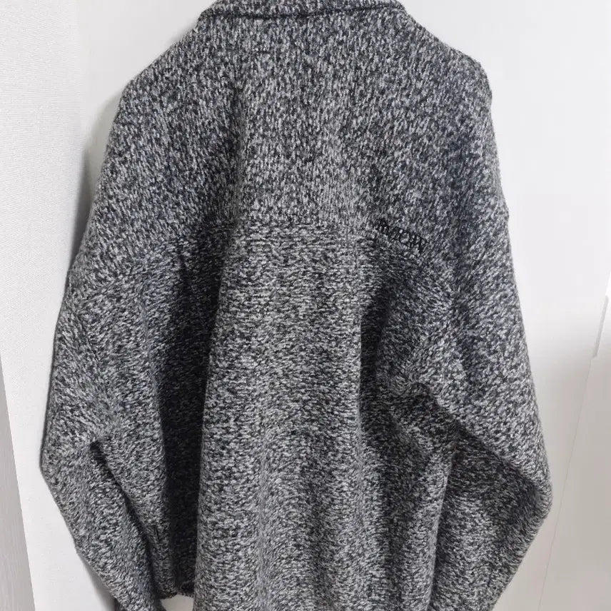 [BUNJANG] Romantic Crown Herringbone Oversized Shirt Jacket / 로맨틱 크라운 헤링본 오버핏 셔츠 자켓