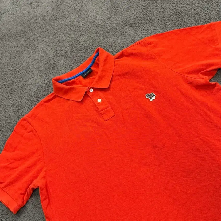 [BUNJANG] Paul Smith Orange Short Sleeve Polo Shirt XXL / [정품/XXL] 폴스미스 오렌지색 반팔 폴로티