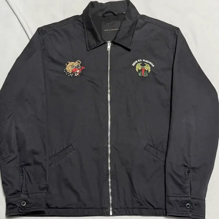 [BUNJANG] Deus Ex Machina Black Blouson Jacket XXL / 데우스 블루종 Black 자켓 XXL