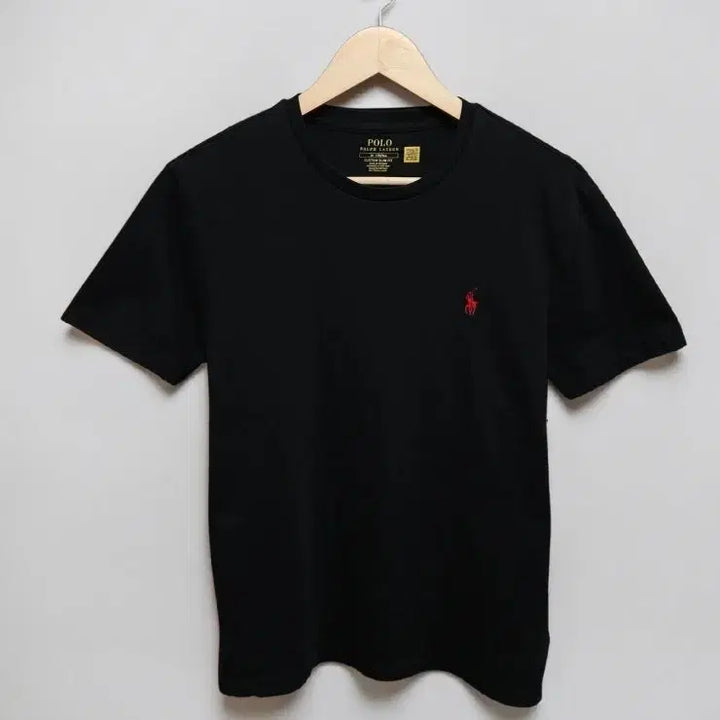 [SOLD OUT] M POLO 폴로 랄프로렌 커스텀슬림 블랙 반팔티