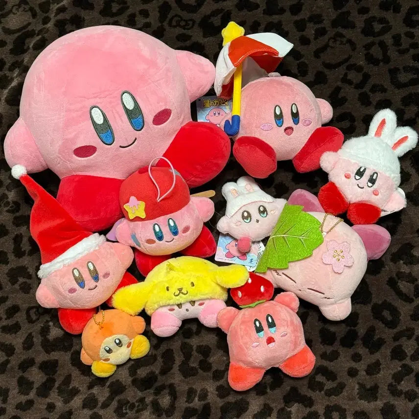 [BUNJANG] Kirby Plush Keychain Bundle Set / [일괄] 별의 커비 인형 키링