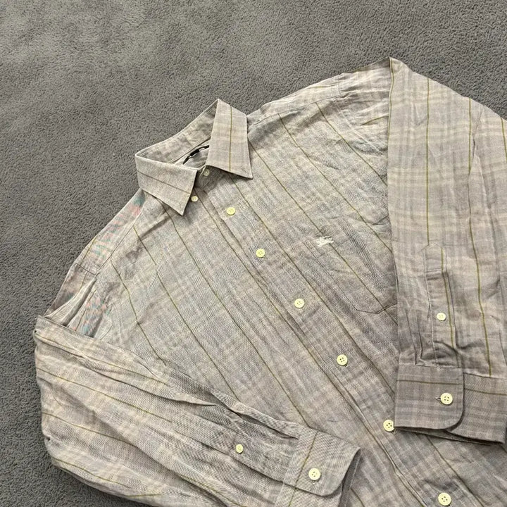 [BUNJANG] Burberry Check Long Sleeve Shirt / [정품/M] 버버리 체크 긴팔 셔츠