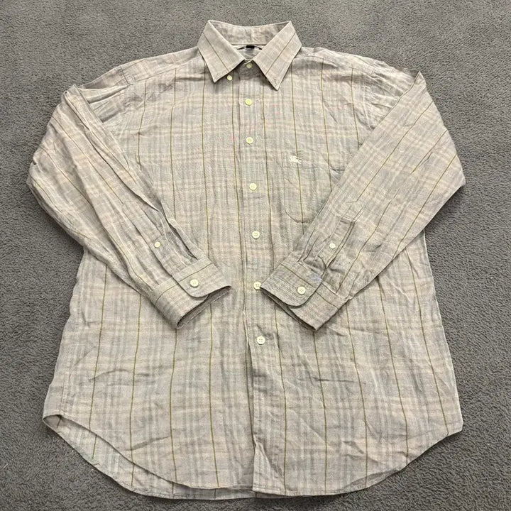 [BUNJANG] Burberry Check Long Sleeve Shirt / [정품/M] 버버리 체크 긴팔 셔츠