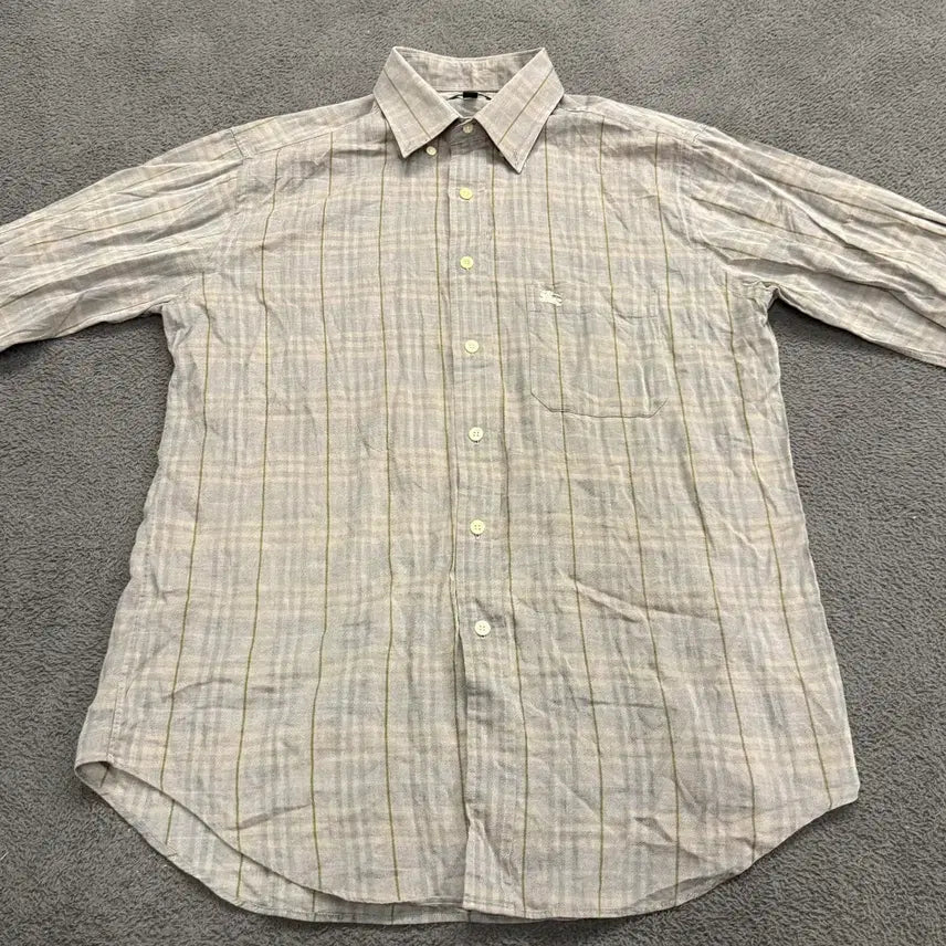 [BUNJANG] Burberry Check Long Sleeve Shirt / [정품/M] 버버리 체크 긴팔 셔츠
