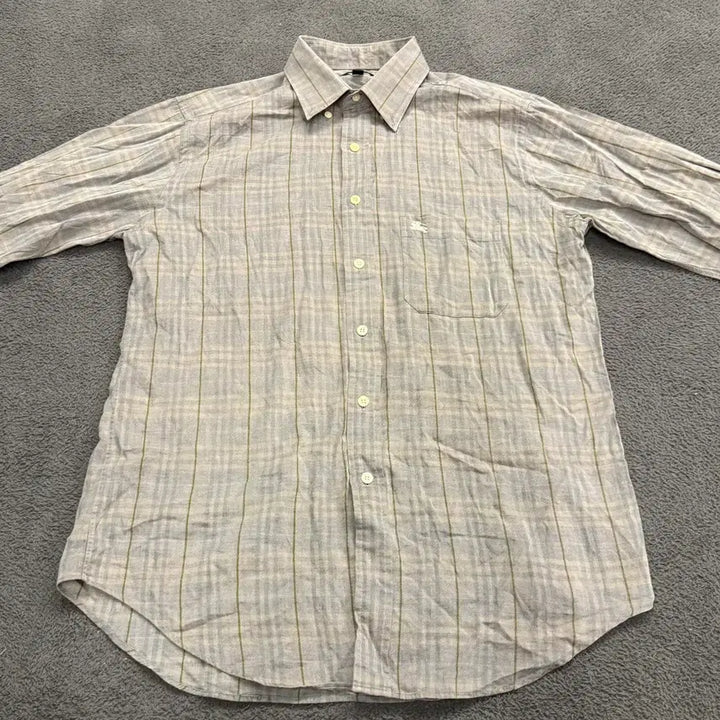 [BUNJANG] Burberry Check Long Sleeve Shirt / [정품/M] 버버리 체크 긴팔 셔츠