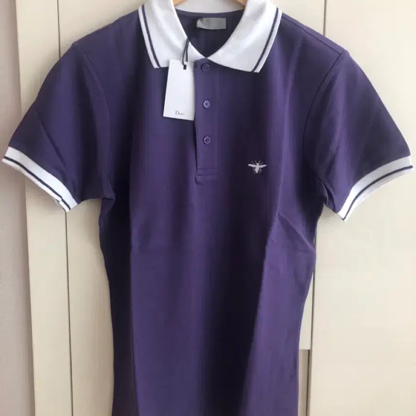 [BUNJANG] Dior Bee Embroidery Short Sleeve Pique Polo Shirt / Dior(디올) bee자수 반팔 피켓 폴로셔츠