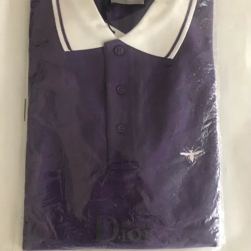 [BUNJANG] Dior Bee Embroidery Short Sleeve Pique Polo Shirt / Dior(디올) bee자수 반팔 피켓 폴로셔츠