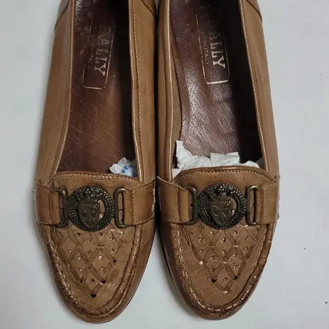[BUNJANG] Bally Leather Flat Shoes (Size 38) / 발리 명품 플랫 슈즈 (38사이즈)