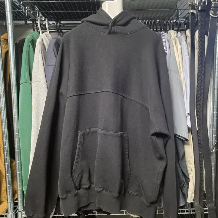 [BUNJANG] Moif Hooded Sweatshirt Black Size 3 / 모이프 후드 블랙 3사이즈