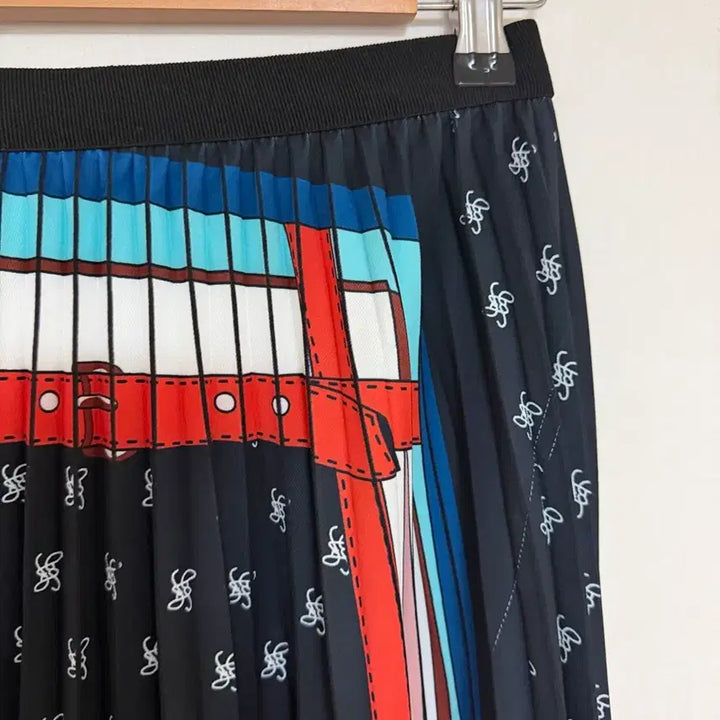 [BUNJANG] Printed Pleated Long Skirt / 프린트 주름스커트