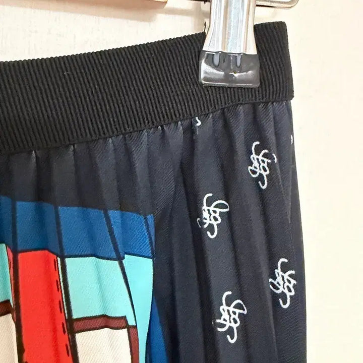[BUNJANG] Printed Pleated Long Skirt / 프린트 주름스커트