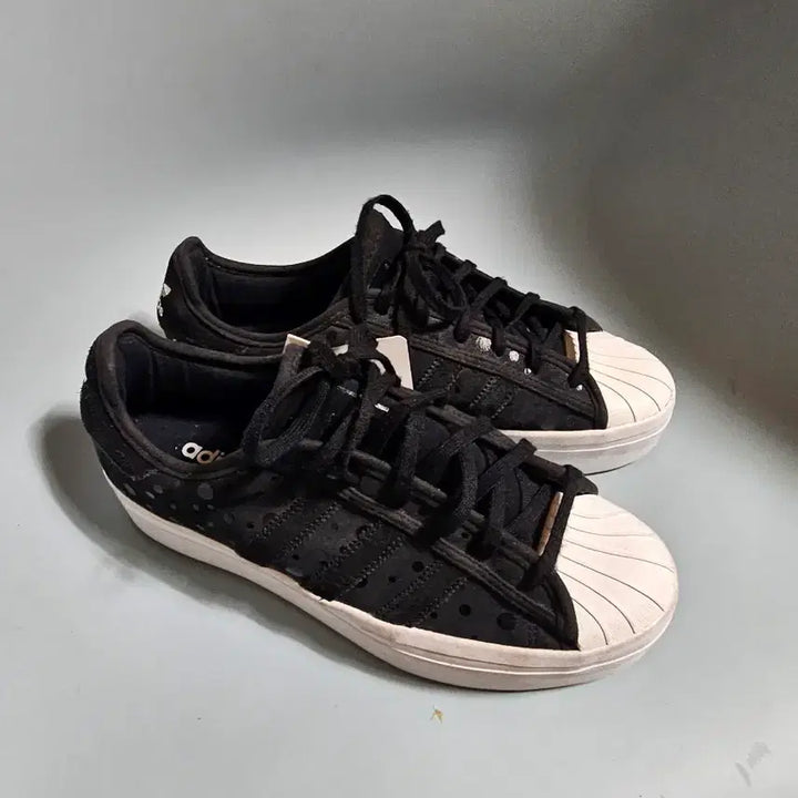 [BUNJANG] Adidas Superstar Rise Suede Sneakers / 아디다스 슈퍼스타 라이즈260