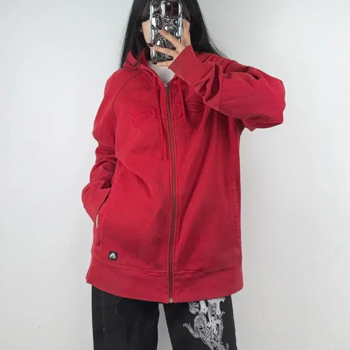 [BUNJANG] Nike ACG Embossed Logo Fleece Hoodie Zip-Up L / 나이키 ACG 음각 로고 기모 후드집업 E101