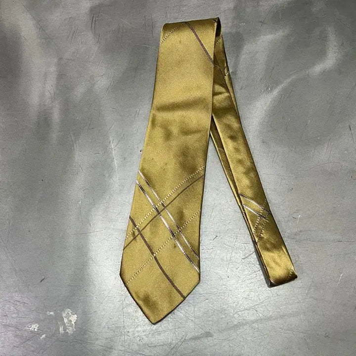 [BUNJANG] Valentino Check Silk Necktie / 발렌티노 체크 실크 넥타이 y16512
