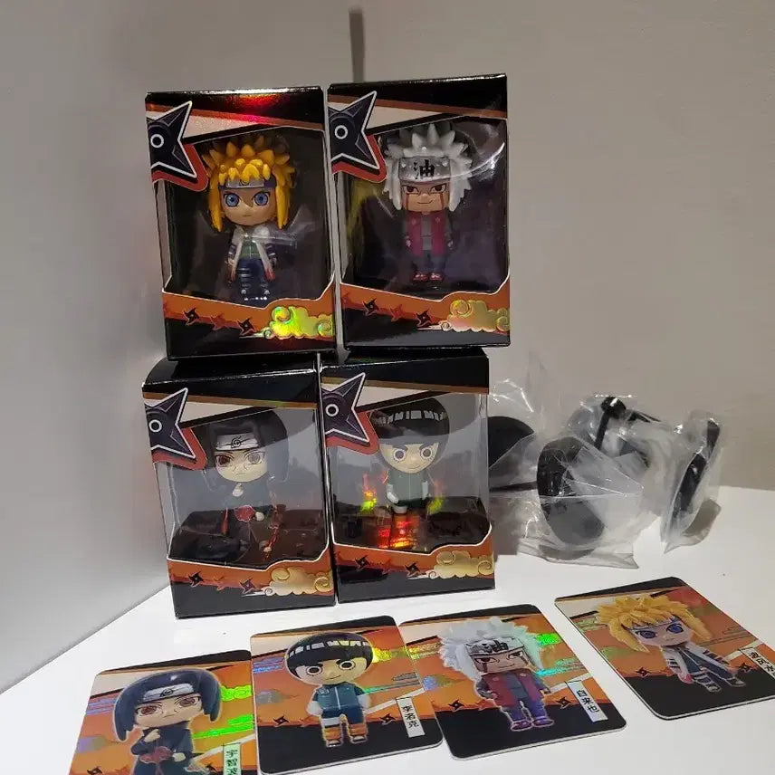 [SOLD OUT] 나루토 쌀알피규어 (이타치, 미나토, 록 리, 지라이야 일괄)