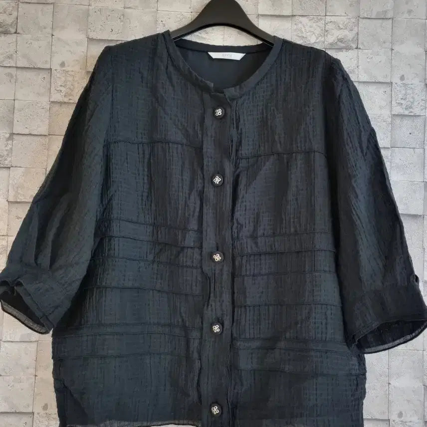 [BUNJANG] Givy Black Blouse / 기비 givy 블랙 블라우스
