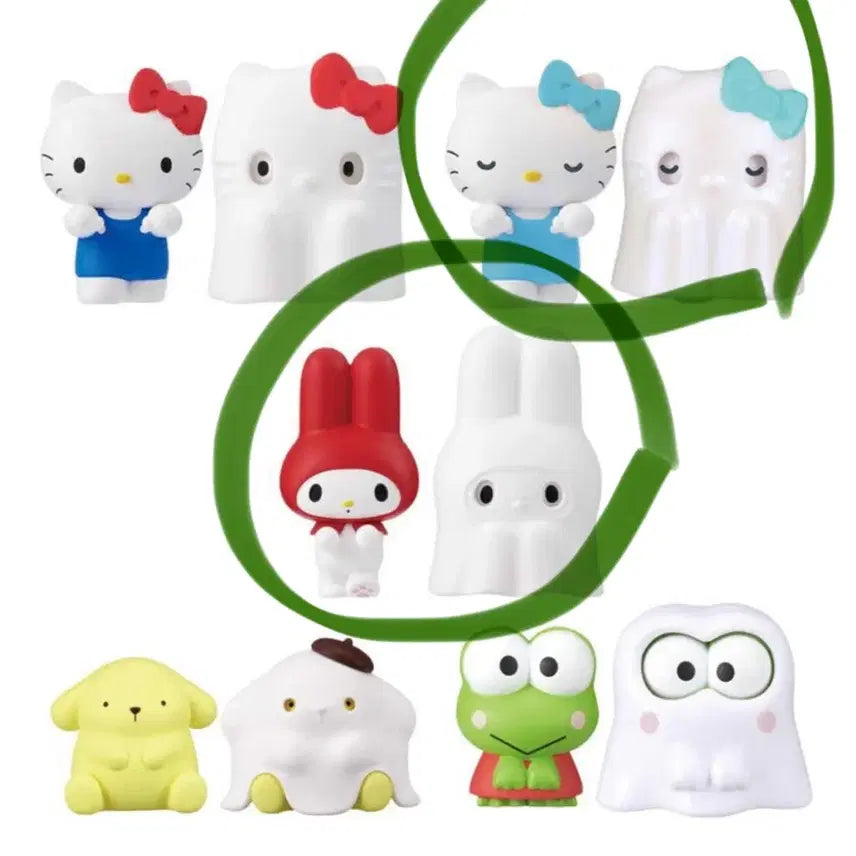 [BUNJANG] Yurei-Asori Gacha Kitty My Melody Bundle Set / 유령놀이 가챠 키티 마이멜로디 일괄