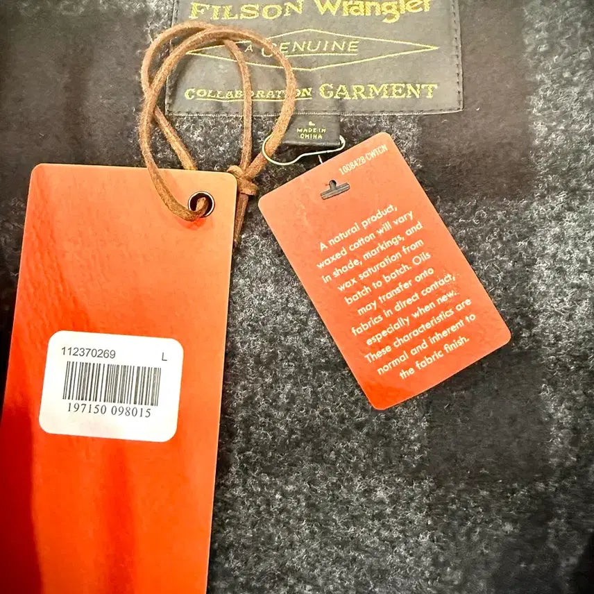 [BUNJANG] Filson x Wrangler Archival Adventure Jacket Black L / 필슨 x 랭글러 Archival Adventure Jacket (새상품)