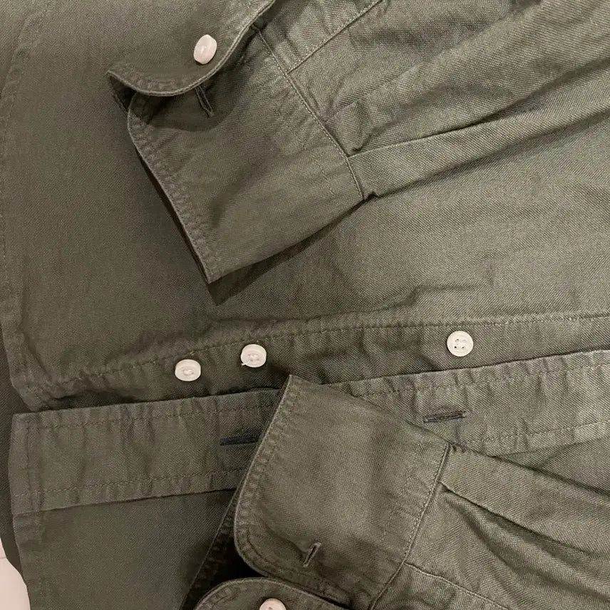 [BUNJANG] Jitman Vintage Oxford Shirt Olive / 짓먼빈티지 옥스포드셔츠 올리브