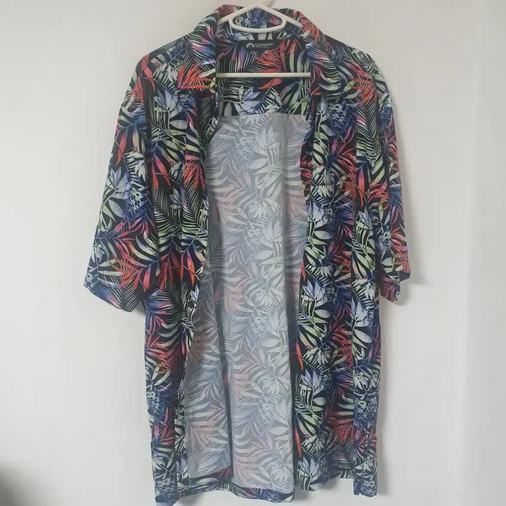 [BUNJANG] Edinburgh Floral Short Sleeve Shirt 105 / 에딘버러 플로럴 반팔 셔츠 남방105