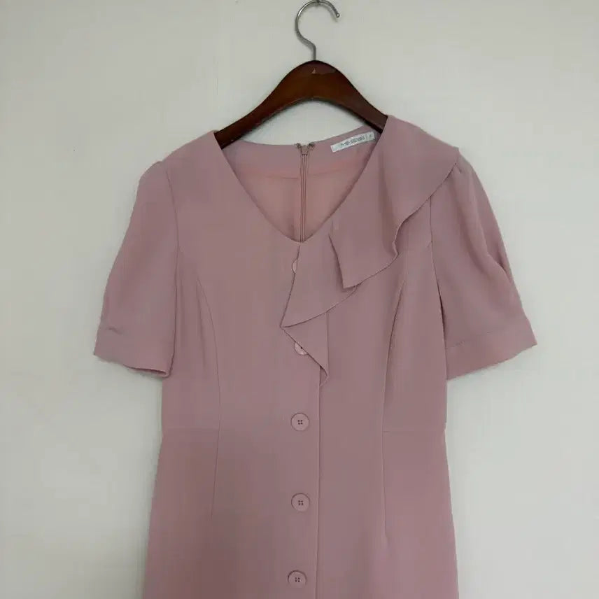 [BUNJANG] Frill Point Midi Dress (New Condition) / 프릴포인트 미디원피스<새옷컨디션