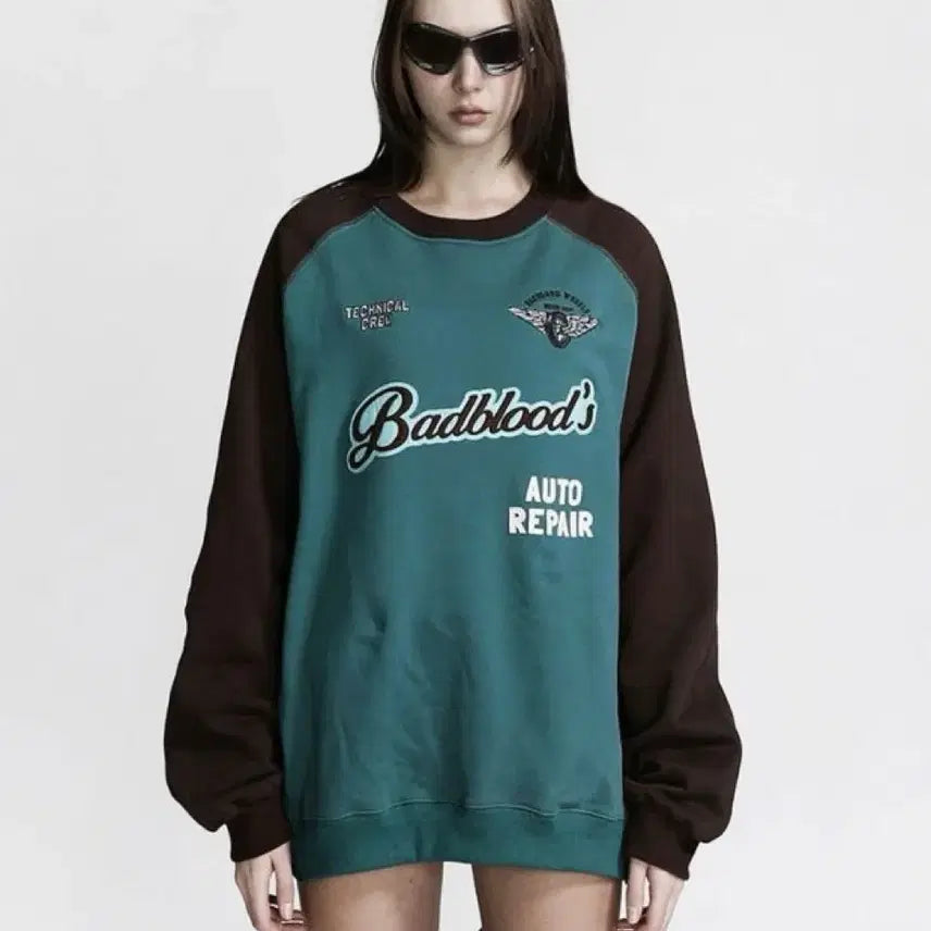 [BUNJANG] Badblood Mint Sweatshirt / 배드블러드 민트 맨투맨