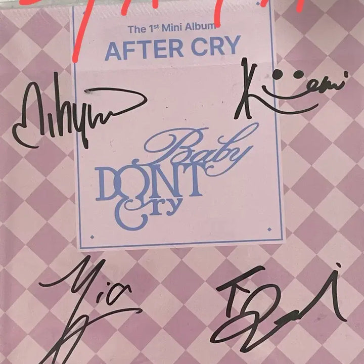[BUNJANG] Baby Dont Cry Mini 1st Album Signed Album / 베이비돈크라이 Baby DONT Cry 미니 1집 싸인 앨범