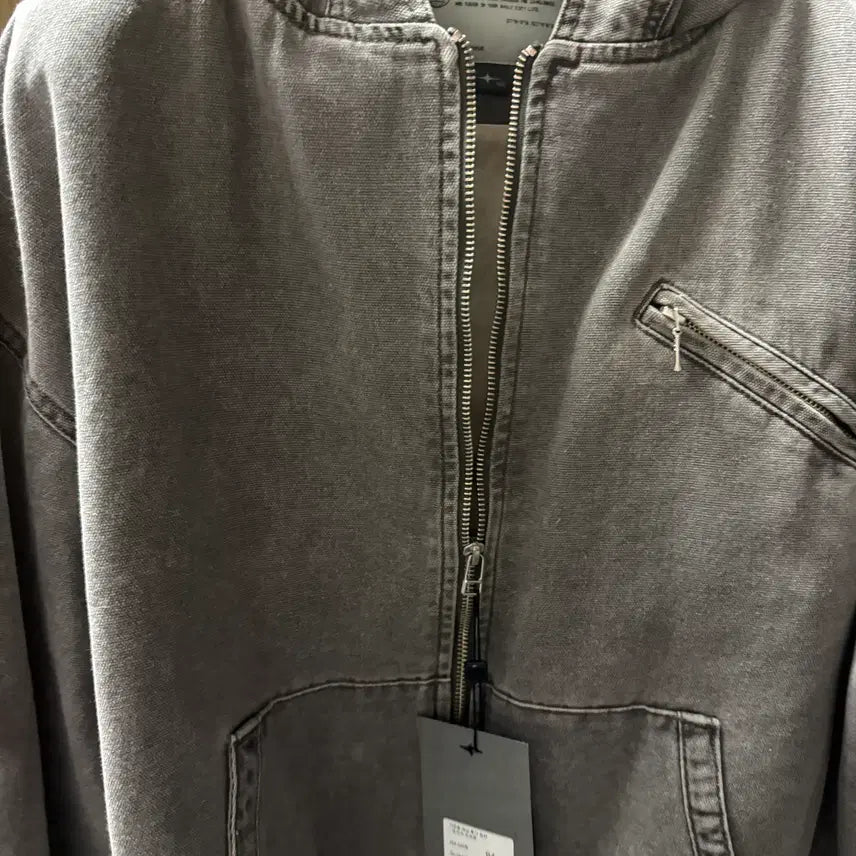 [BUNJANG] Belliere Garcon Denim Hoodie Jumper Vintage Brown / [4/100] 벨리에 - 가르송 데님 후디 점퍼 빈티지브라운 [새상품]