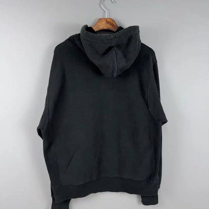 [BUNJANG] Champion Small Logo Hoodie Black / 챔피온 스몰 로고 후드티 블랙 E105