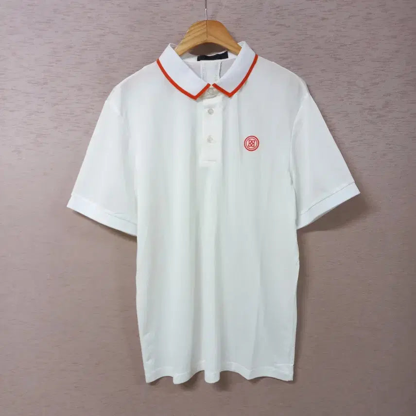 [BUNJANG] Gfore White Short Sleeve Polo T-Shirt Men&