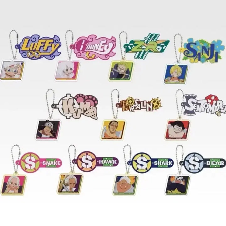 [BUNJANG] One Piece Ichiban Kuji Dreaming Future H Prize Keyring Full Set / 미개봉) 원피스 제일복권 꿈꾸는미래 H상 키링 풀세트