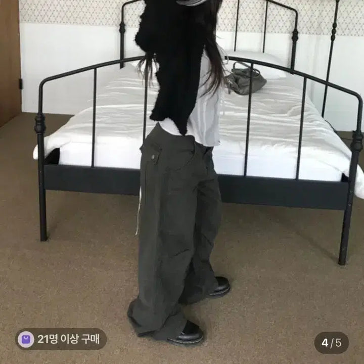 [BUNJANG] Heavyb REW Pigment Wide Pants / 헤비브 카고팬츠 REW 피그먼트 와이드 팬츠
