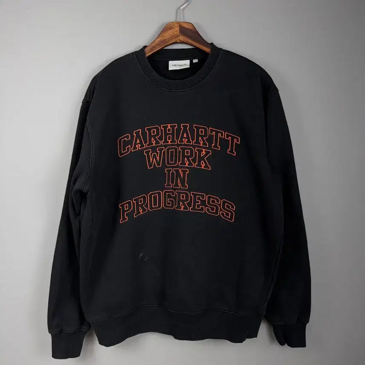 [BUNJANG] Carhartt WIP Arch Logo Sweatshirt Black M / 칼하트 WIP 아치 로고 맨투맨 블랙 E107