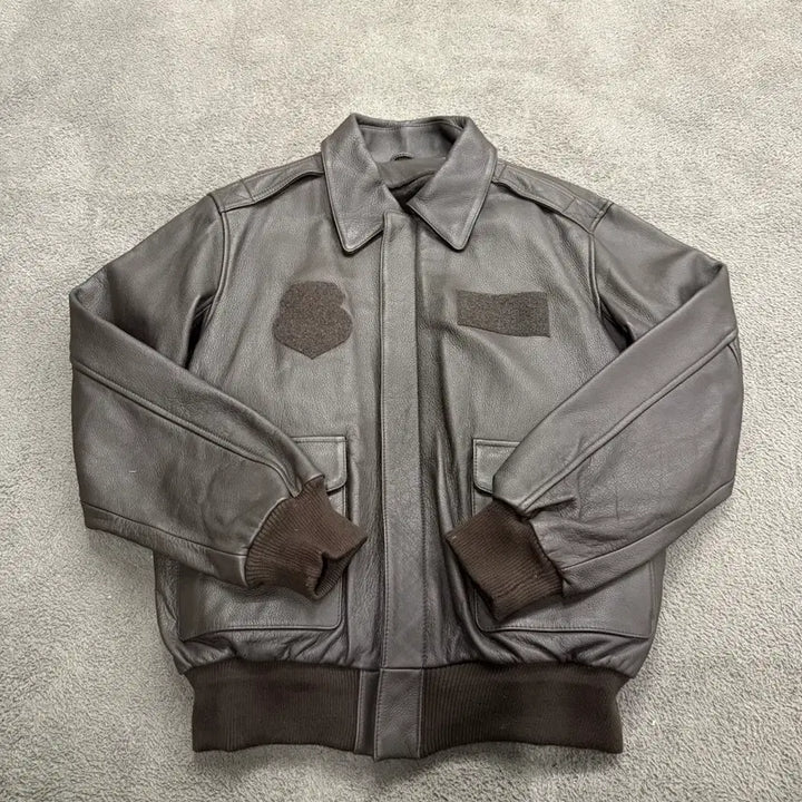 [BUNJANG] Authentic Songtan Dark Horse Cowhide Leather Jacket / [정품/L] 송탄다크호스 소가죽 블러드 칫 a2 자켓