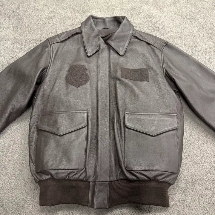 [BUNJANG] Authentic Songtan Dark Horse Cowhide Leather Jacket / [정품/L] 송탄다크호스 소가죽 블러드 칫 a2 자켓