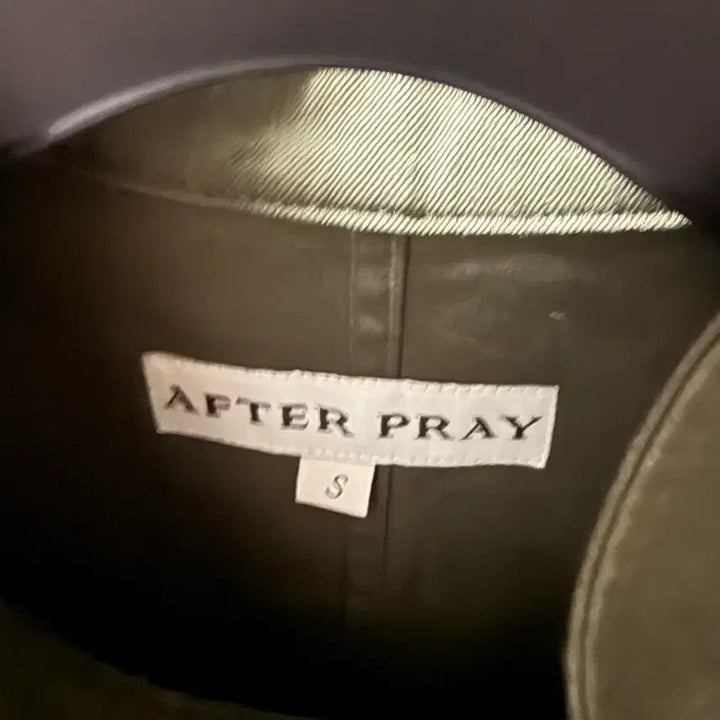 [BUNJANG] After Pray Neo Fishtail Coat Khaki / [S] 애프터프레이 - 네오 피쉬테일코트 카키 [1회착]