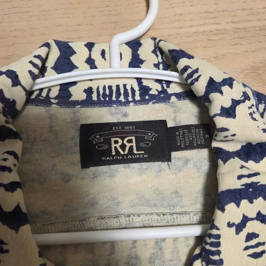 [BUNJANG] RRL Whale Print Short Sleeve Shirt Size M / 더블알엘 고래반팔셔츠 m사이즈
